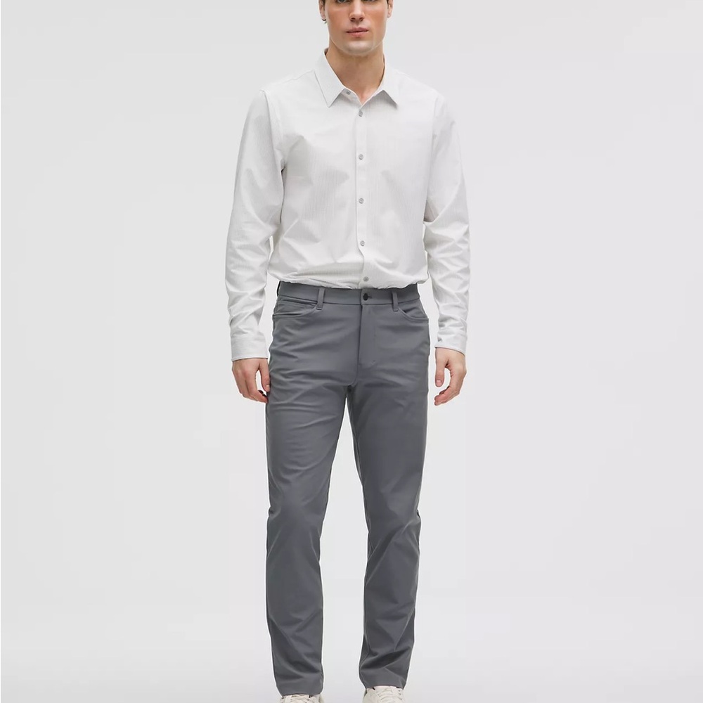 Lululemon ABC Classic-Fit 5 Pocket Pant 36 Grey